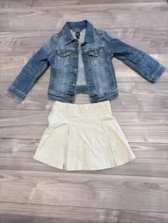 GAP デニムジャケット XS & スカート 6
