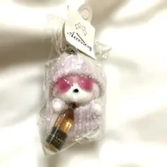 【未使用】 マシマロ 韓国 うさぎ マスコット キャラクター ストラップ