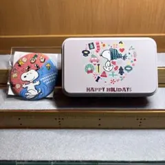 スヌーピー　スタンプ＆缶バッジ