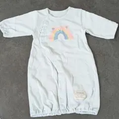 長袖ロンパース 50cm〜60cm 水色