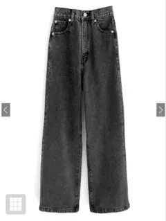 GRL ハイウエストセミワイドデニム fo1843