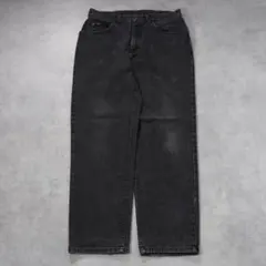 Lee リー W32 ブラックデニム 黒 古着 ボトム パンツ 19122