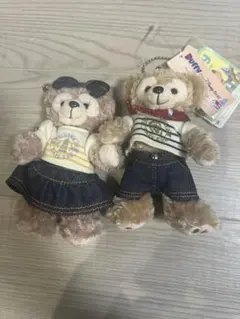 ダッフィー シェリーメイ ぬいぐるみバッジ