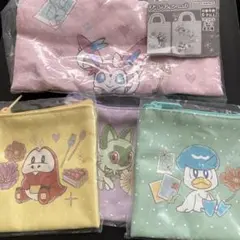 ポケモン　ポーチコレクション9 ニャオハ・クワッス・ホゲータ・ニンフィア　セット