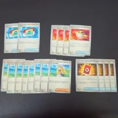 【プレイ用】ポケモンカード　グッズ、サポートカード