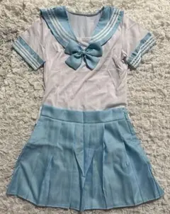 コスプレ コスプレ衣装 セーラー服 セーラー 制服 水色