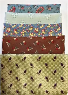 綿プリント生地 5枚セット