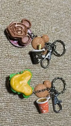ディズニー パークフードキーチェーン