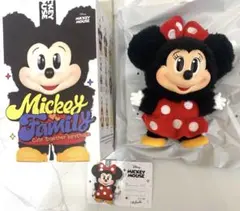 POPMART DISNEY ミッキーファミリー ぬいぐるみキーチェーン ミニー