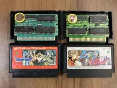 ドラゴンクエストⅢ ドラゴンクエストⅣ ファミコン　新品電池交換品　訳アリ品
