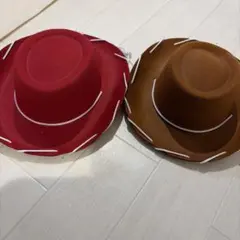 トイストーリー　ウッディー　ジェシー　帽子