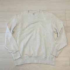 UNIQLO ユニクロ スウェットシャツ　サイズXL ライトグレー　オフホワイト