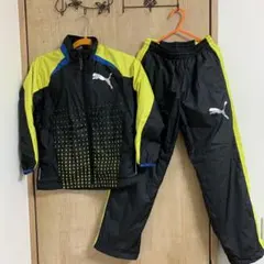 PUMA 上下セット 黒/黄/青