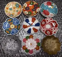 新品　セリア　お皿　豆皿　和柄　和風　日本柄　セットのサムネイル