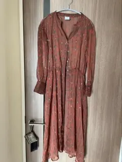 CIAOPANIC オレンジ系 シャツワンピース 長袖