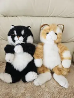 HANSA 猫 ぬいぐるみ 2体セット - メルカリ