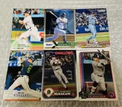 村上宗隆 TOPPS BBM EPOCH カード 6枚セット
