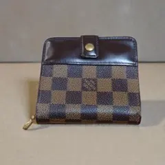 ルイ ヴィトン ダミエ コンパクト ジップ LOUIS VUITTON 折り財布