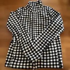 UNIQLO チェック柄フリースジャケット