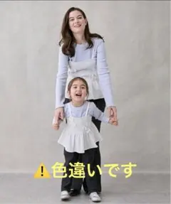 【新品未使用】プティマイン　リンク　花ビスチェ長T 大人＋100cm