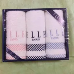 ELLE ウォッシュタオル 3枚セット