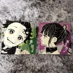 スクエアステッカー コレクション 第1弾 竈門炭治郎 栗花落カナヲ