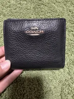 COACH ブラック 二つ折り財布