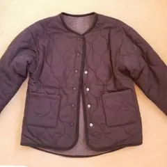 le colis キルティング/ボア リバーシブルジャケット