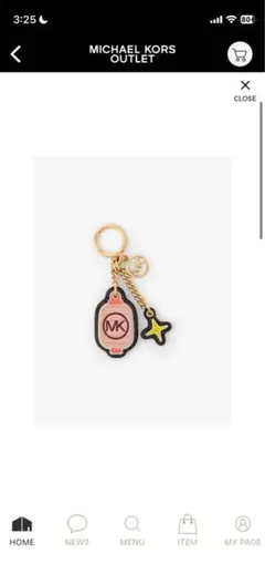 【新品】 MICHAEL KORS ランタンチャーム＆キーリング【日本限定】