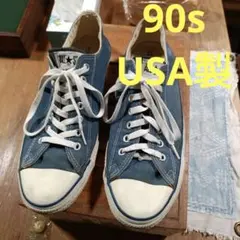 90s US11ハーフ USA製　ヴィンテージ コンバース オールスター