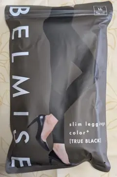 BELMISE スリムレギンス LL TRUE BLACK