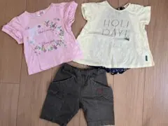 女の子 半袖トップス 半ズボン 80 まとめ売り