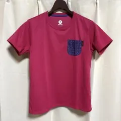 y072205 Marmot Tシャツ M ピンク ポケット 半袖 アウトドアのサムネイル