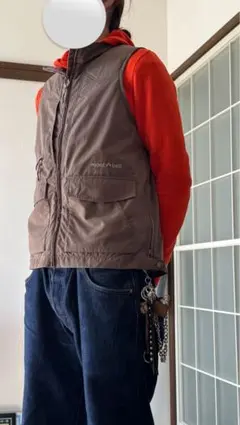 mont-bell フィッシングベスト / アウトドアベスト ブラウン
