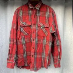 EDWIN エドウィン ネルシャツ フランネルシャツ レッド 赤 シャツ