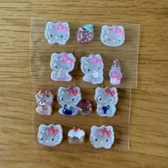 正規品　ハローキティー　ボンボンドロップシール