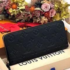 ルイヴィトン モノグラム アンプラント ポルトフォイユ クレマンス 財布 黒