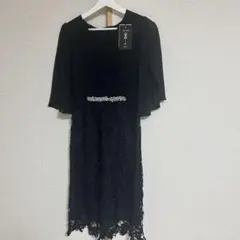 You Color パーティードレス ブラック　レース Ｓサイズ