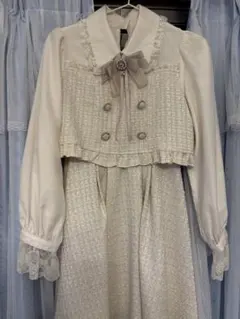 ROJITA レイヤードライクツイードワンピース