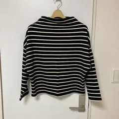アメリカンホリック　ストライプ ボートネック　　　長袖カットソー