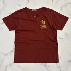 The Funny Company Tシャツ ボルドー 蝶柄 ロゴ　Y2Kのサムネイル