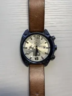 DIESEL 腕時計 オーバーフロー クロノグラフ DZ4356 海外モデル 青