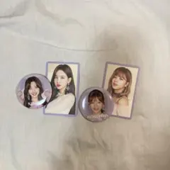 TWICE ナヨン、ジョンヨン トレカ＆缶バッジセット