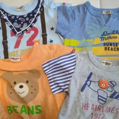 ミキハウス　ホットビスケッツ DOUBLE.B Tシャツ 100cm　まとめ売り