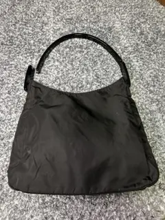【訳アリ】PRADA ナイロン ショルダー トートバッグ ブラック 三角ロゴ
