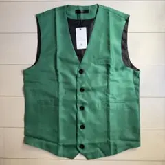 ByFshow グリーンスーツベスト 2XL