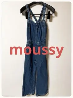 ☘️P1☘moussy BACK TIE デニム ジャンプスーツ オーバーオールのサムネイル