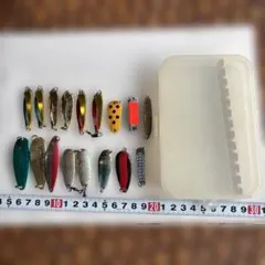 オールドスプーン　コータック•Daiwa•バリバス　17個セットのサムネイル
