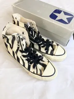 1980'S CONVERSE ALL STAR HI ZEBRA USA