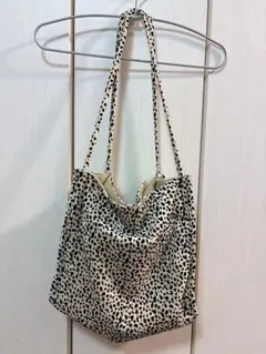 Discoat ディスコート ヒョウ柄 ダルメシアン柄 トートバッグ